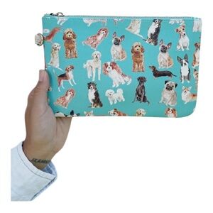 Dog Breed Pouch – Cute PU Leather Makeup Bag | Doodle, Golden, Frenchie, Husky